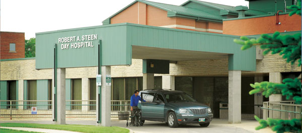 A picture of Robert Steen Day Hospital main entrance 