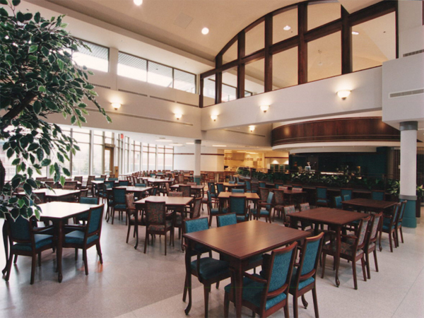 A picture of Riverview Health Centre dining area