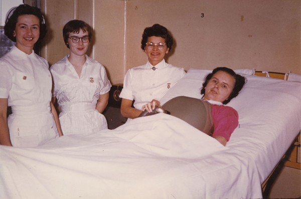 A picture of Riverview Health Centre nurses in 1960s.