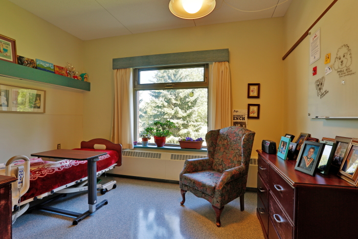 A picture of RHC private personal care home room